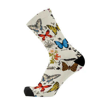 Red Fox Flutter Bamboo Socks