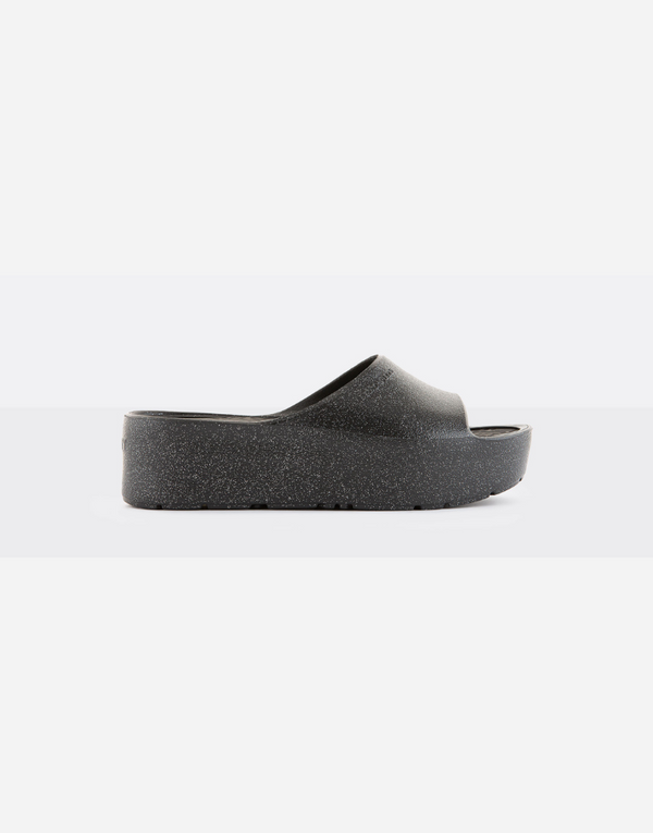 Lemon Jelly Fiorella Black Platform Slide