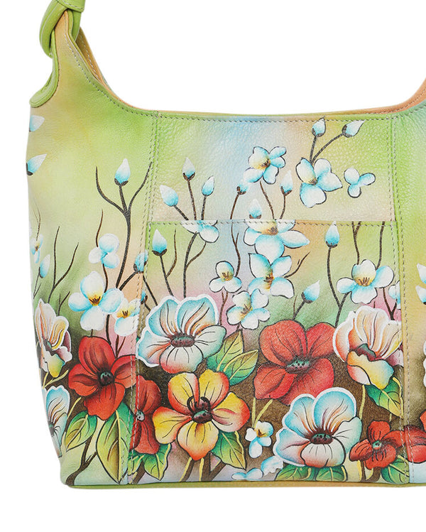 Modapelle 3152 Floral Field Hand Painted Shoulder Bag