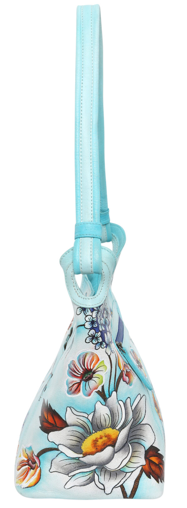 Modapelle 3152 Blue Butterfly Hand Painted Shoulder Bag