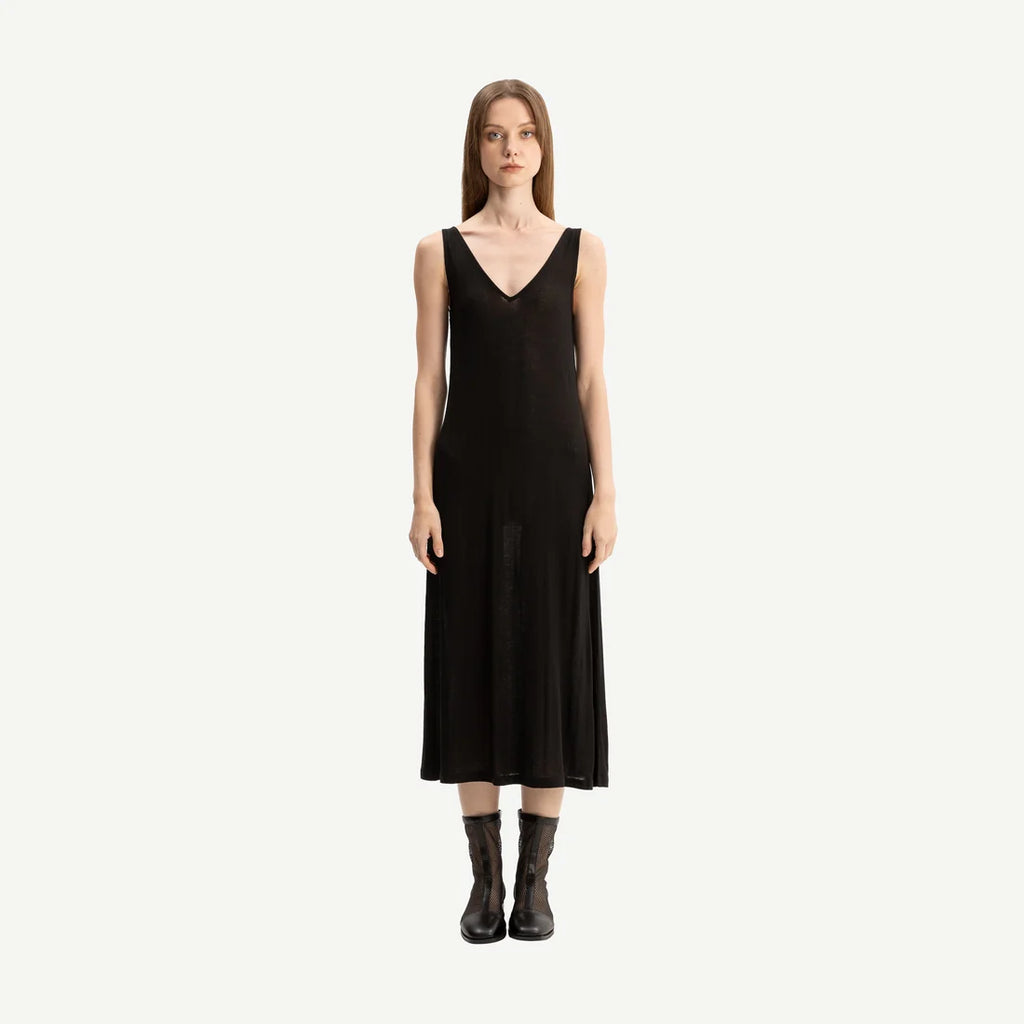 Bone & Arrow Corian Slip Dress Black