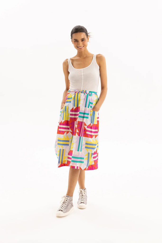 Two by Two Cooper Skirt Multi Colored
