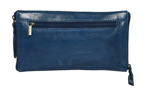 Modapelle 5977 Cobalt Blue Leather Double Optical/Phone Case