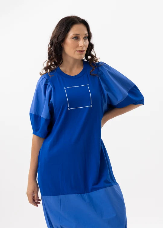X LAB The Dramatic Overcast Dress Colbat