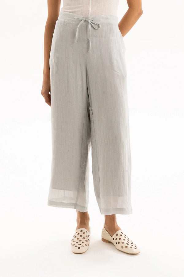 Two by Two Milly Pants Silver Linen