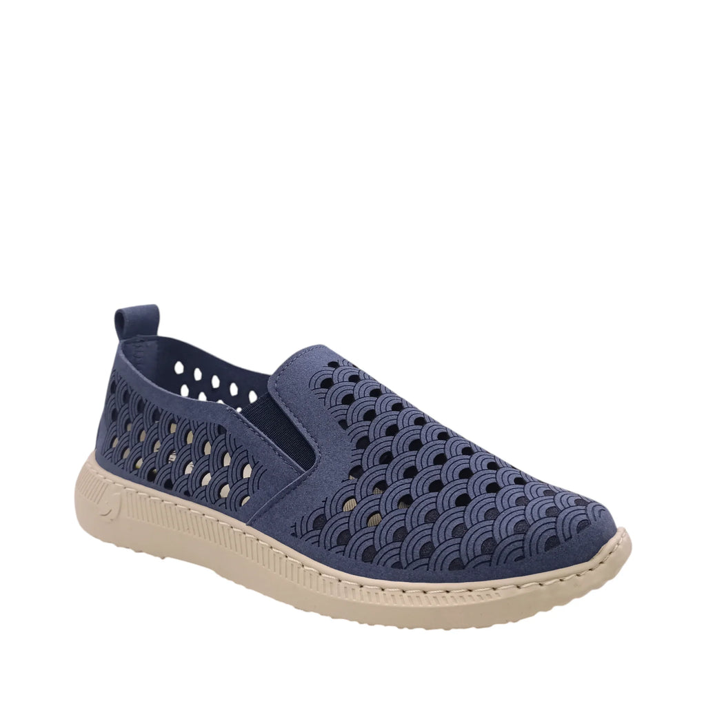 Plumaflex A03707 Navy Slip On Casual