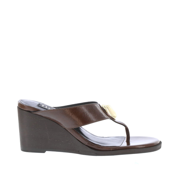 Neo AG26092 Greta Chocolate Leather Wedge