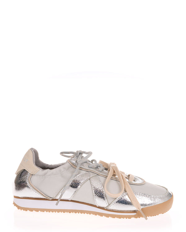 ASFVLT Grace Silver Tan Casual Sneaker