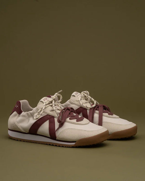 ASFVLT Grace Cream Cabernet Casual Sneaker