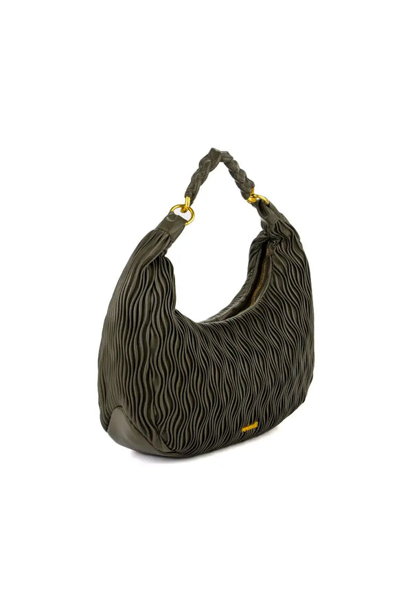 Pepe Moll Amalia Green Vegan Large Shoulder Bag