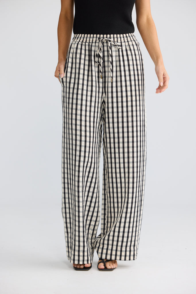 Brave & True Jude Pant Black Gingham