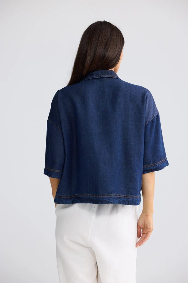 Brave & True Barrymore Shirt Indigo