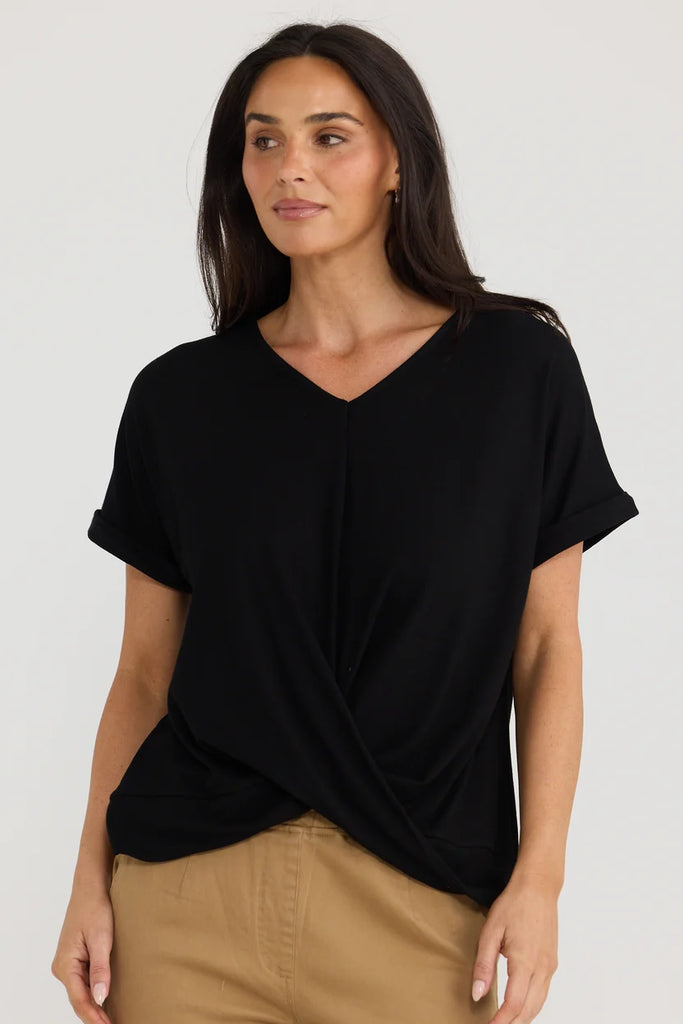 Brave & True Rapture Tee Black
