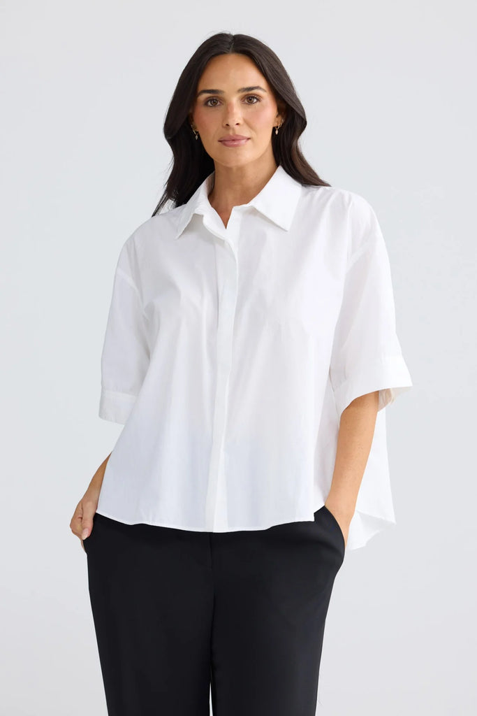 Brave & True Rachel Shirt White