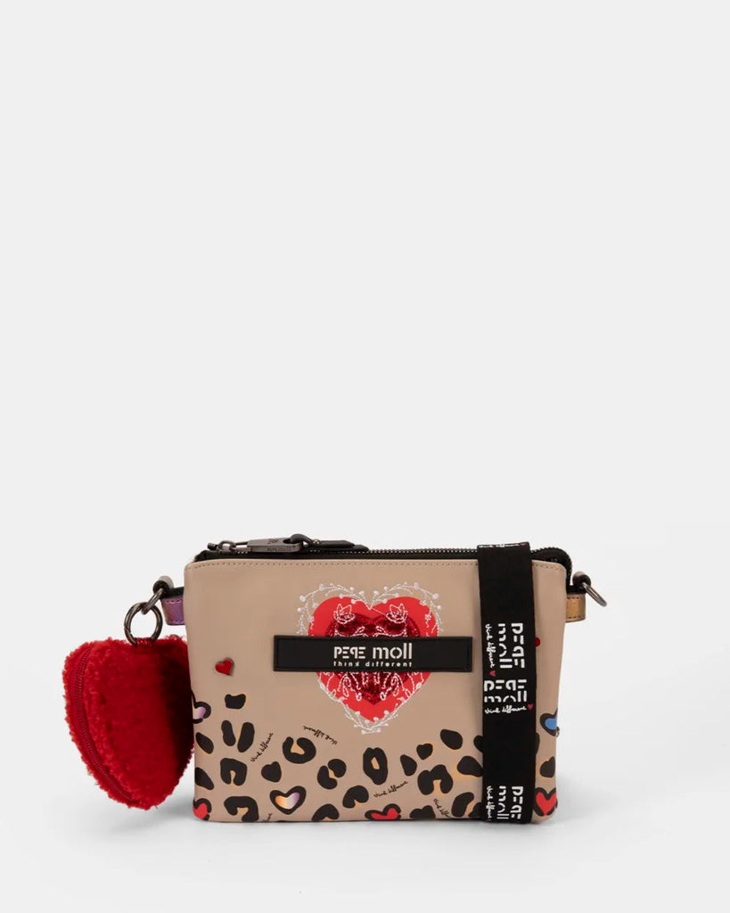 Pepe Moll Melodie Print Vegan Box Crossbody Bag