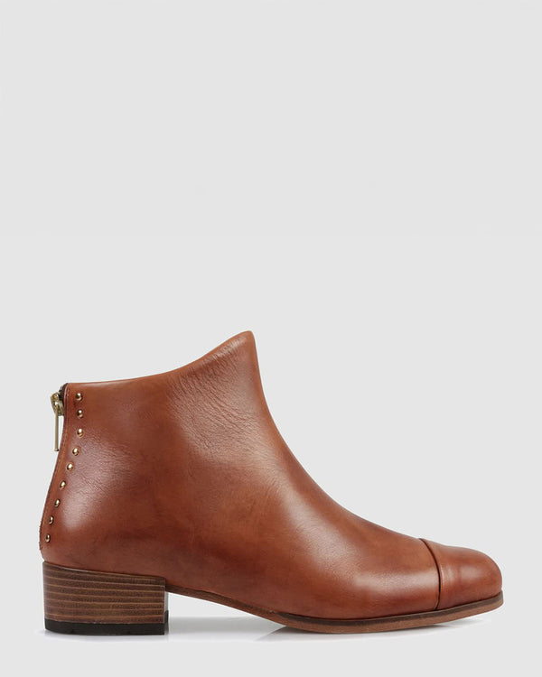 Beau Coops Beau/5 Ankle Boots  Cognac Leather