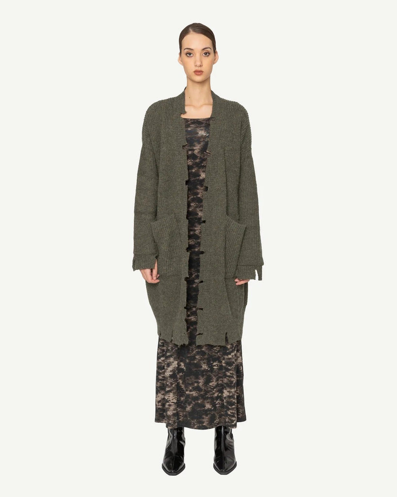 Bone & Arrow Ramsey Cardigan Dark Green