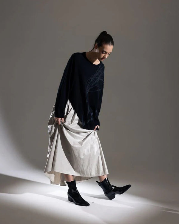 Bone & Arrow Umra Skirt Stone