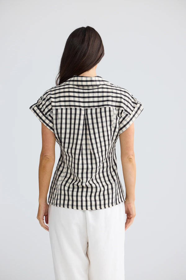 Brave & True Portia Shirt Black Gingham