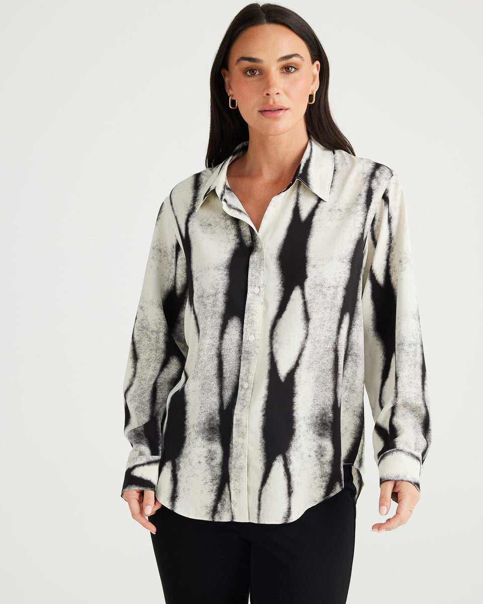 Brave & True Hunter Shirt Taipan Print – Mavis & Mick - Women Fashion ...