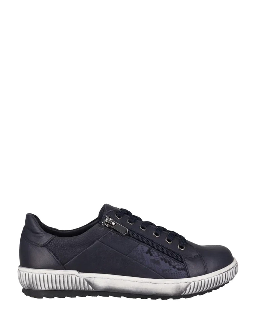 Cabello EG80 Navy Leather Sneaker