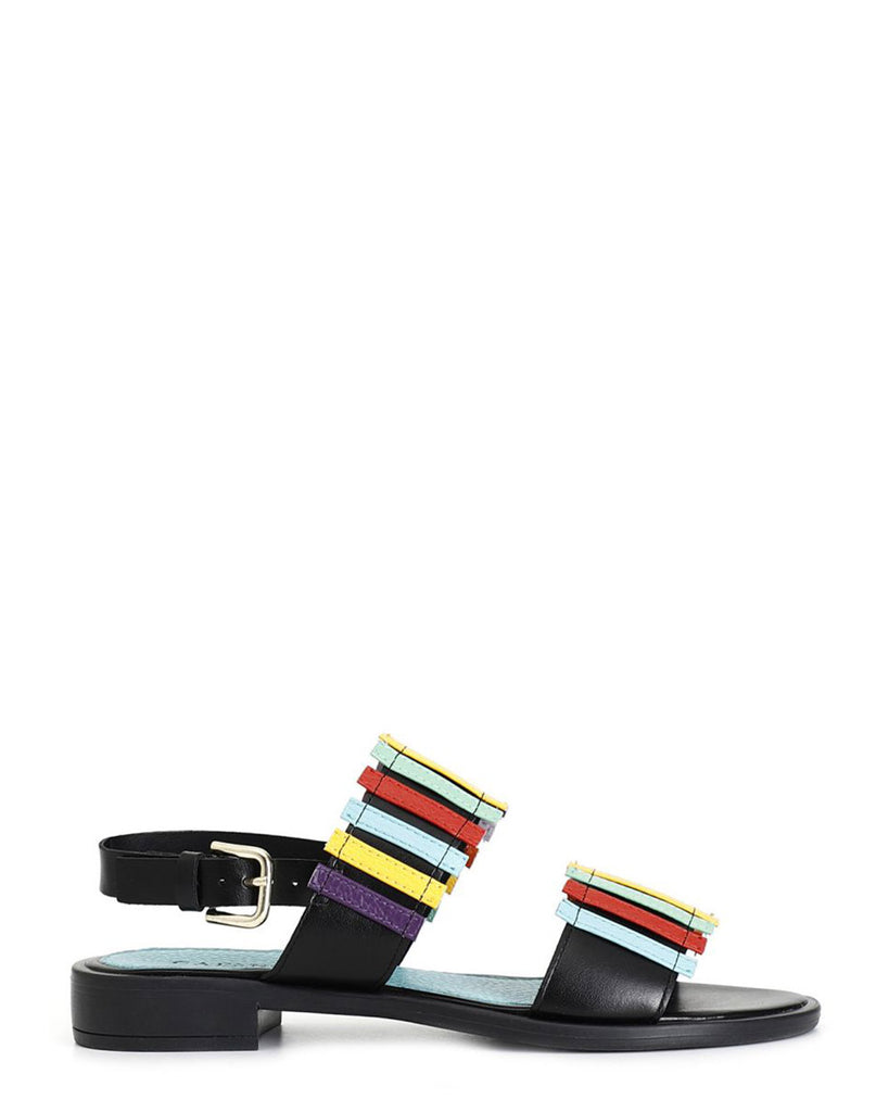 Cafe Noir GG9035 Multicolor Stripes Sandal