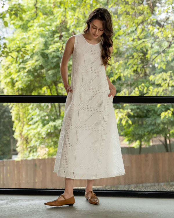 Blacklist Camryn Dress White