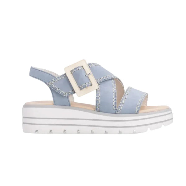 Remonte D3N51-10 Wyler Blue Leather Sandal