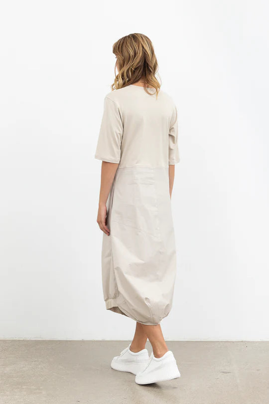 X LAB Dynamic Drape Dress Ivory