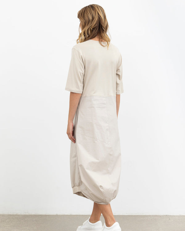 X.Lab Dynamic Drape Dress Ivory