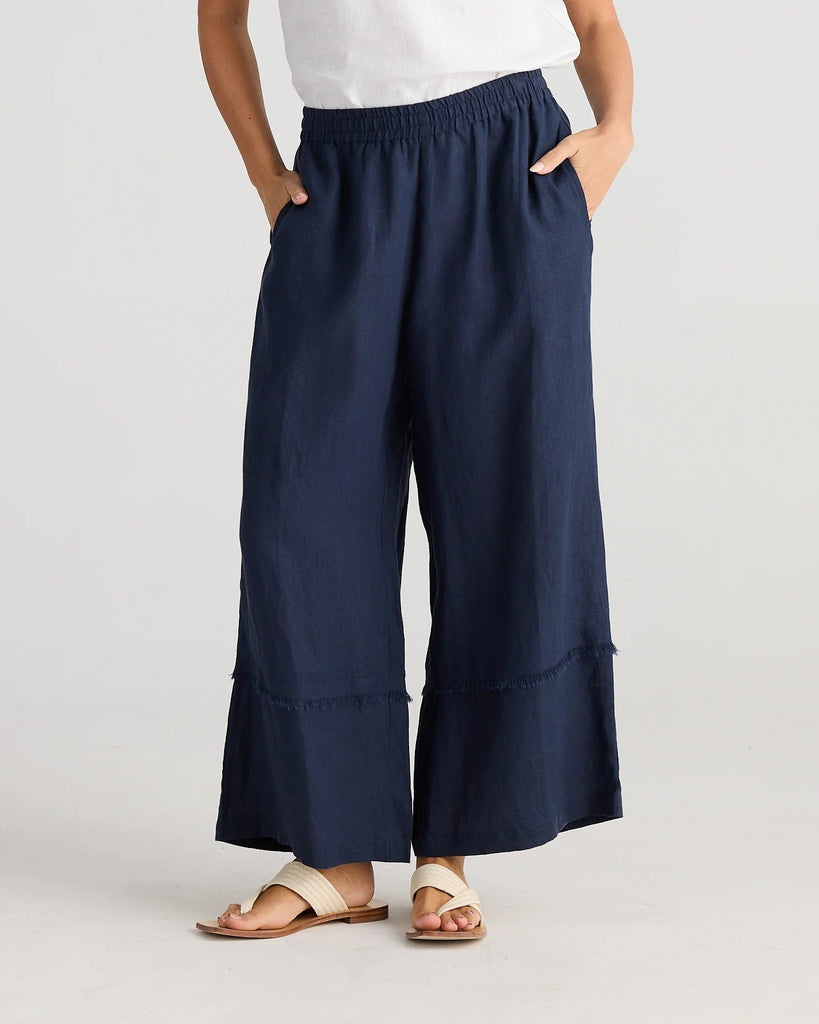 Holiday HC25176-1 Sailor Pant Navy Linen
