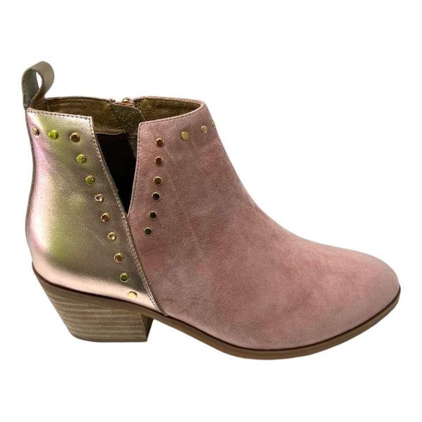 Chrissie Deft Rose Kidd Leather Ankle Boot