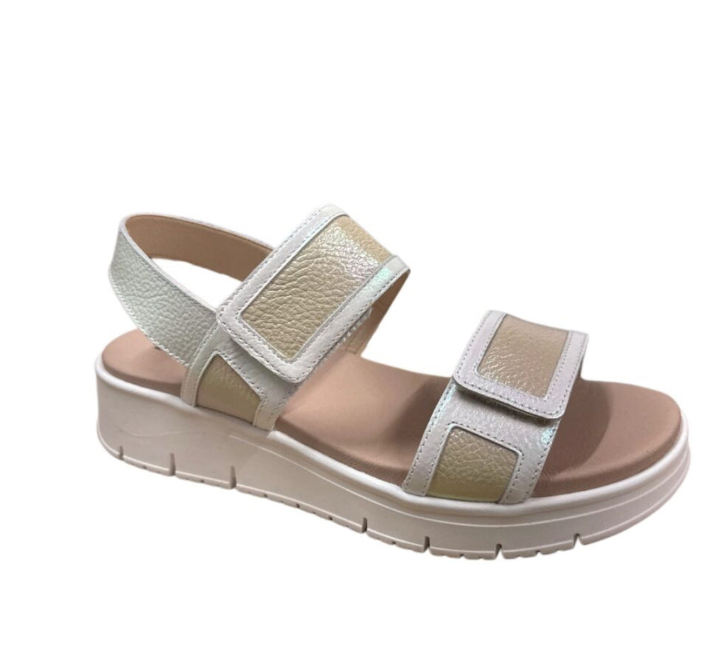 Jose Saenz 2151 Heilo Beige Leather Sandal