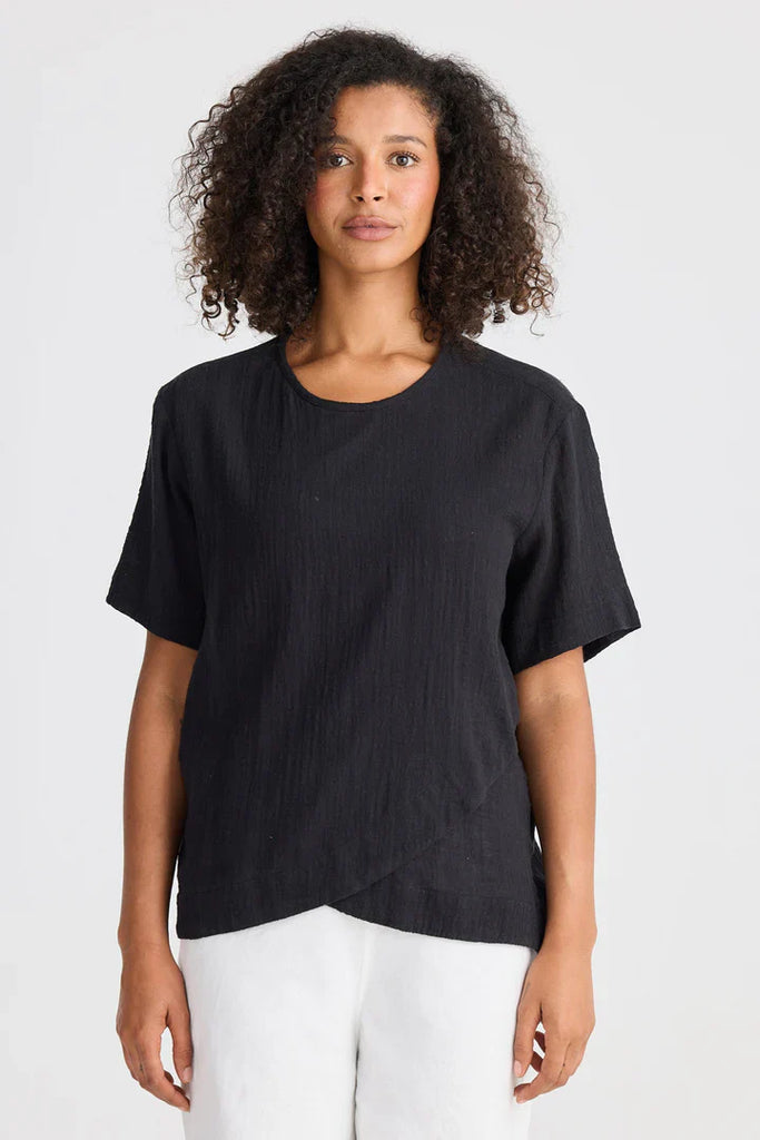 Shanty SH25135-1 Jada Tee Black