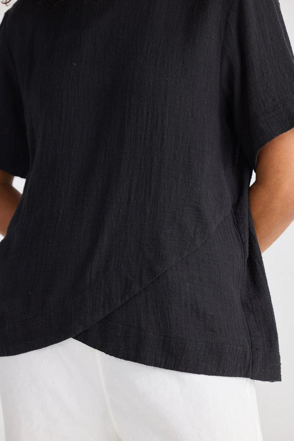 Shanty SH25135-1 Jada Tee Black