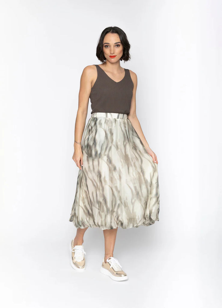 Blacklist Narla Skirt Dune Print