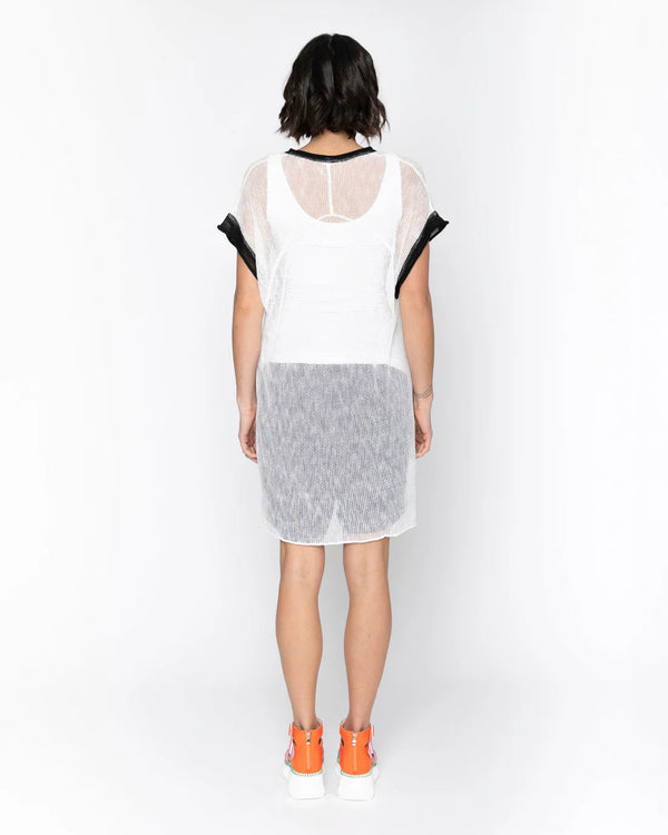 Blacklist Lorenza Tunic White/Black Trim