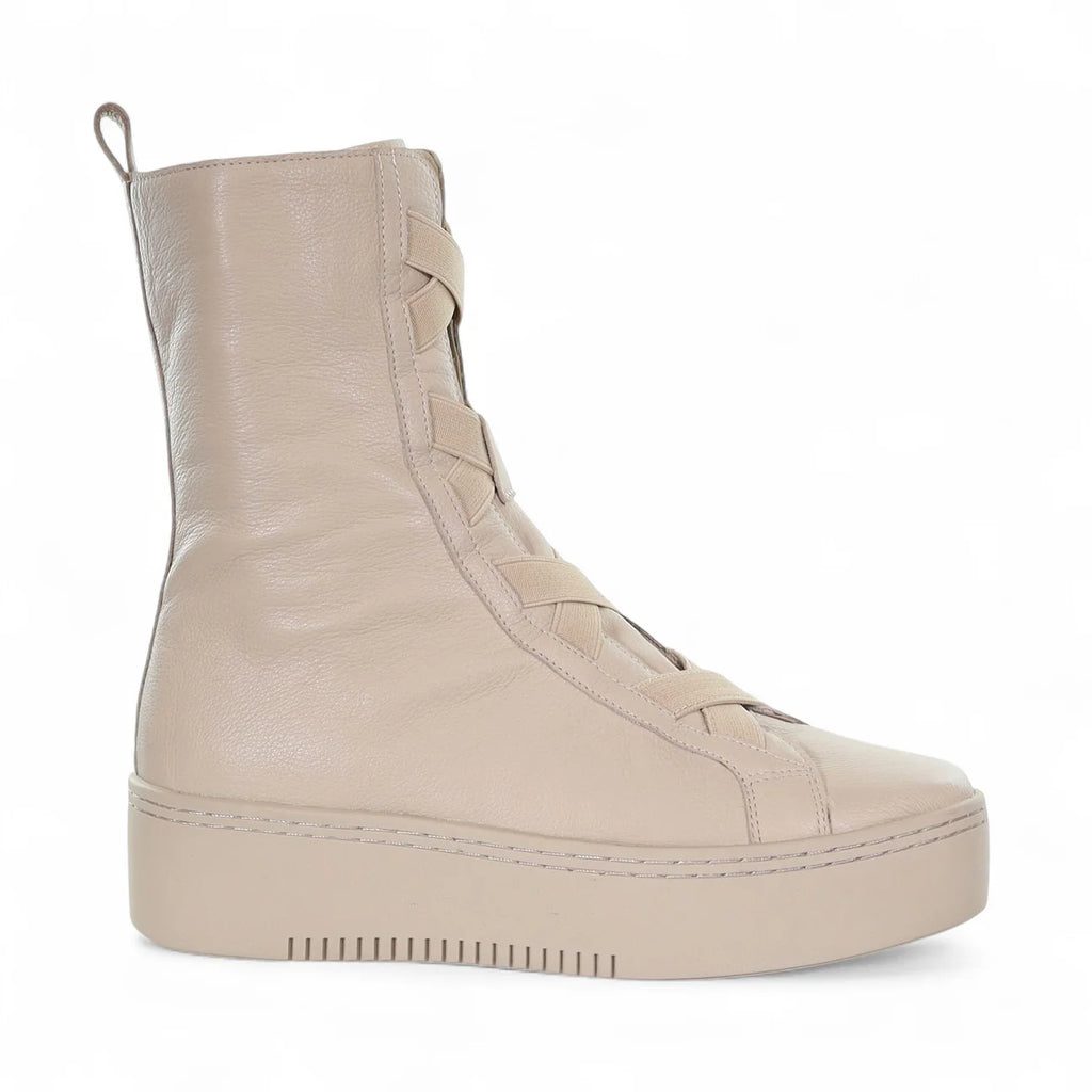 Minx Katerina Almond Leather Boot Almond Sole