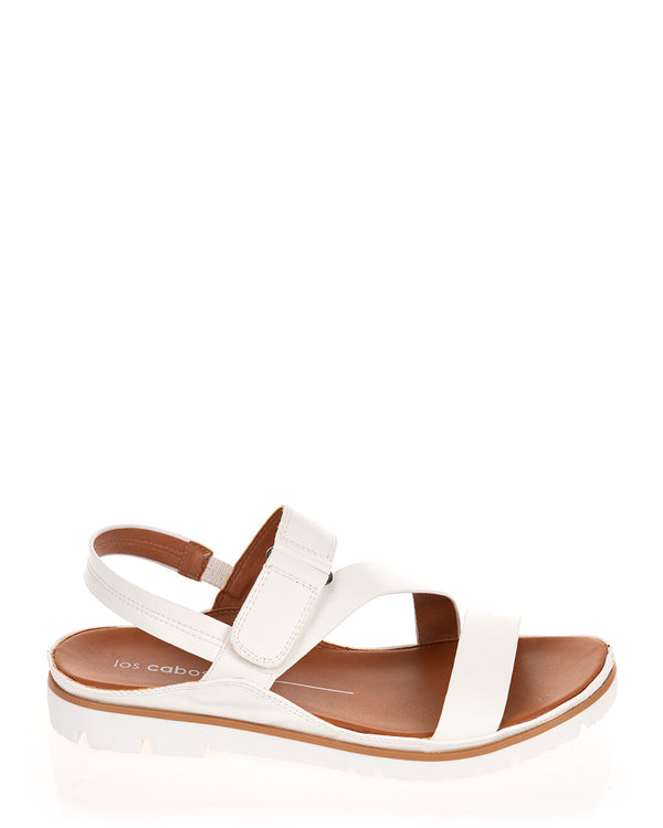 Los Cabos Ashli White Sandal