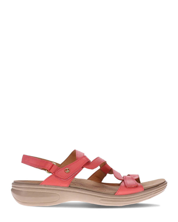 Revere Miami Coral Leather Sandal