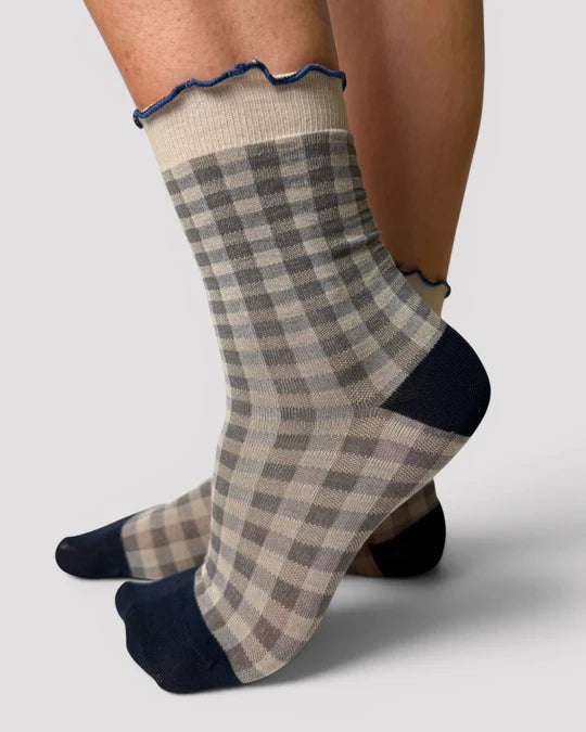 MInx Picnic Socks Navy Greys