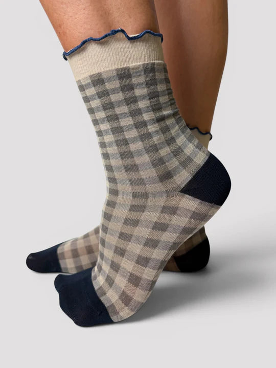 MInx Picnic Socks Navy Greys