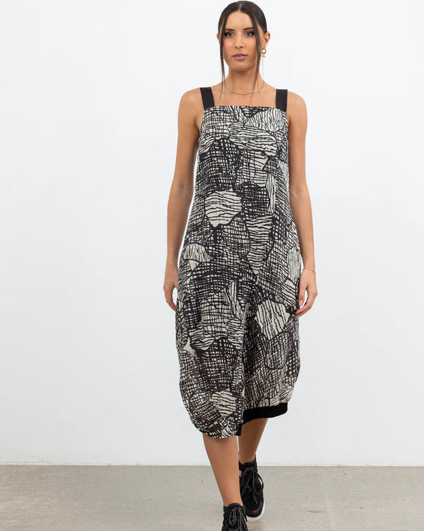 X.LAB Pixelated Pattern Print Dress