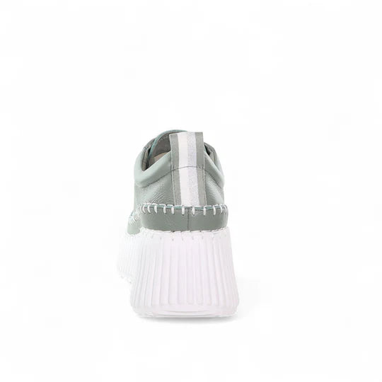 Minx Pearlzie Boost Sage Stripe Leather Sneaker