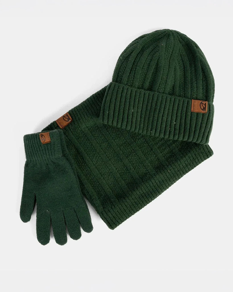Pepe Moll 252851 Green Hat Gloves & Neck Cowl Set