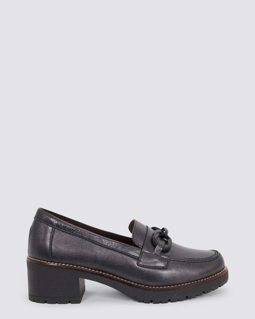 Pitillos 20025 Antracita Leather Loafer