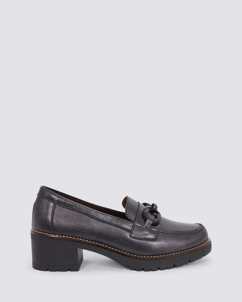 Pitillos 20025 Antracita Leather Loafer