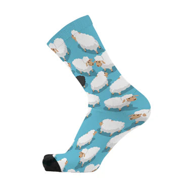 Red Fox Counting Sheep Bamboo Socks