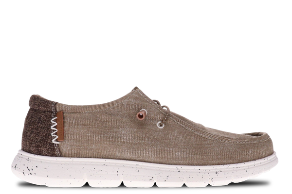 Vitasole Hipster Men's Taupe Casual Deck Shoe