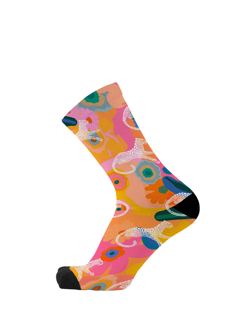 Red Fox Leopard Bamboo Socks